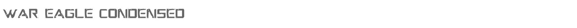 War Eagle wareaglec.ttf font preview