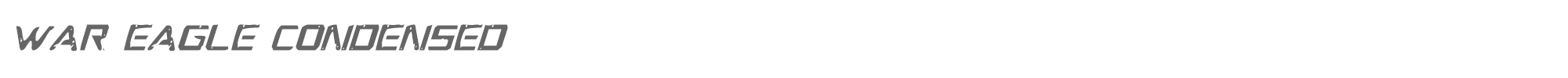 War Eagle wareagleci.ttf font preview