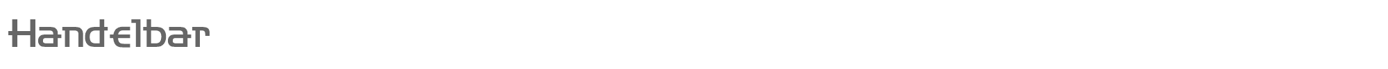 Handelbar HandeMed.otf font preview