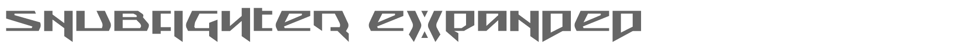 Snubfighter snubfightere.ttf font preview