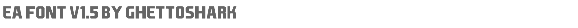 EA Font EASPORTS15.ttf font preview