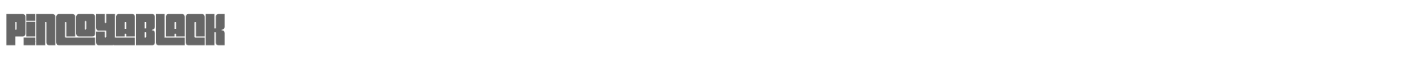 Sample characters Pincoya Black Font