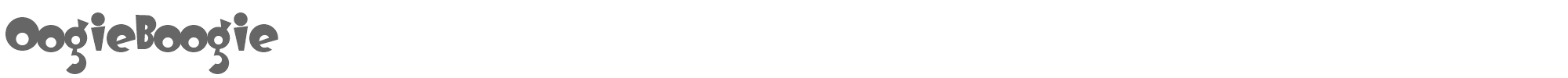 Oogie Boogie OogieBoogie.ttf font preview