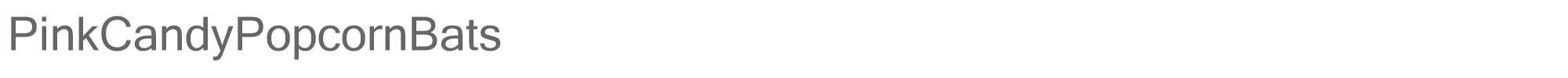 Pink Candy Popcorn PinkCandyPopcornBats.ttf font preview