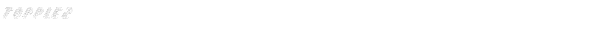 Topple Topple2.ttf font preview