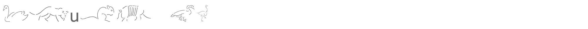 Sample characters Founa BC Font