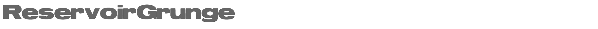 Sample characters Reservoir Grunge Font