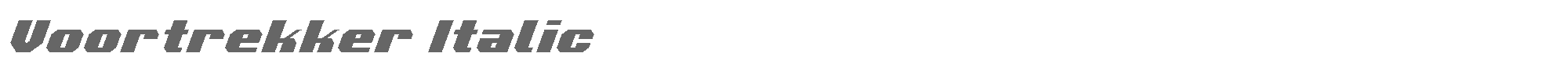 Voortrekker voortrekkeri.ttf font preview