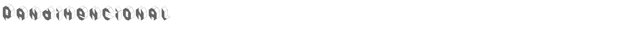 Pandimencional Pandimensional.ttf font preview