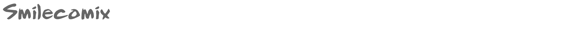 Smile Comix Smilecomix.ttf font preview
