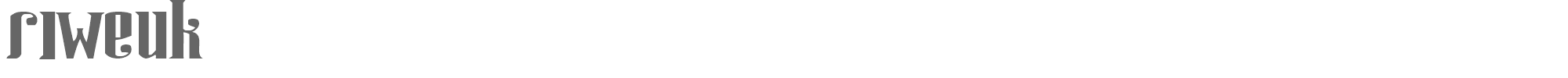 Sample characters Riweuk Font