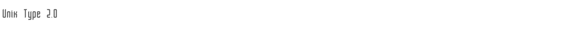Unik Type UnikType2.0.ttf font preview