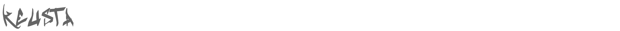 Sample characters Keusta Font