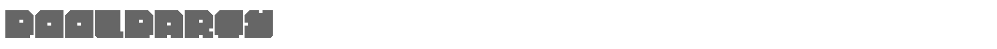 Sample characters Pool Party Font