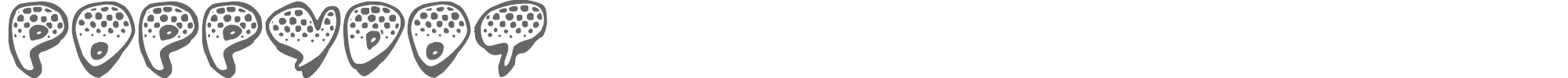 Poppy Poppydot.ttf font preview