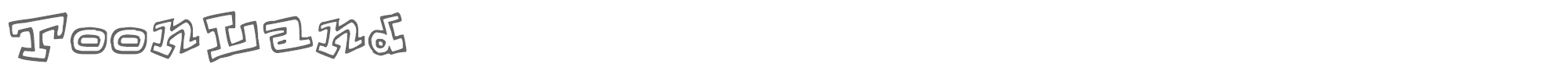 ToonLand ToonLand.ttf font preview