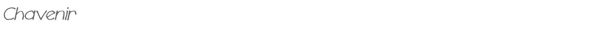 Chavenir chavenir_bold_italic.ttf font preview
