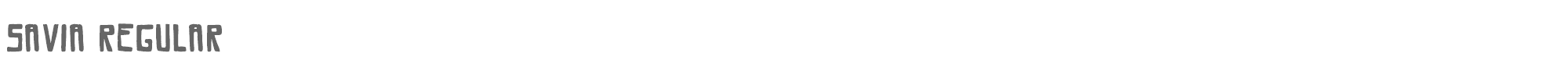 Savia savia_regular.ttf font preview
