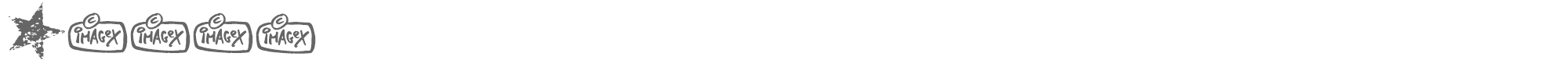 Sample characters Starz Font