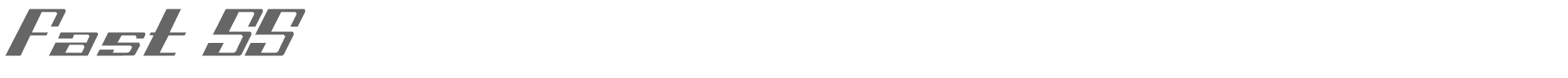 Fast SS FastSS.ttf font preview