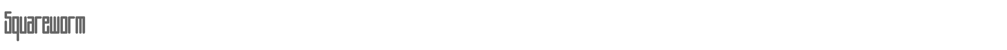 Squareworm Squareworm.ttf font preview