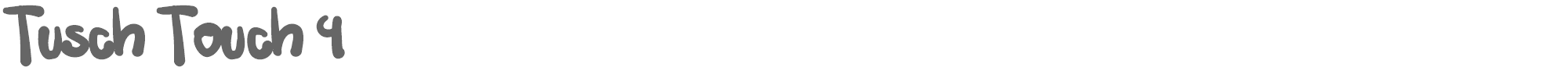 Tusch Touch TuschTouch4.ttf font preview