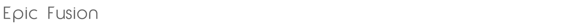 Epic Fusion EpicFusion.ttf font preview