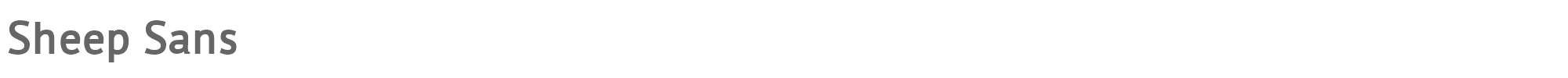 Sheep Sans sheepsansbold.ttf font preview
