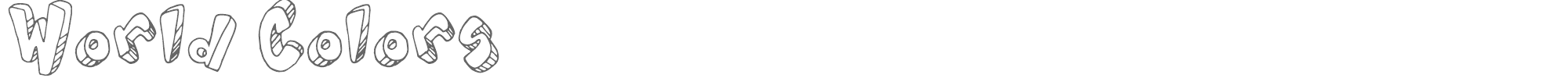 World Colors World_Colors.ttf font preview