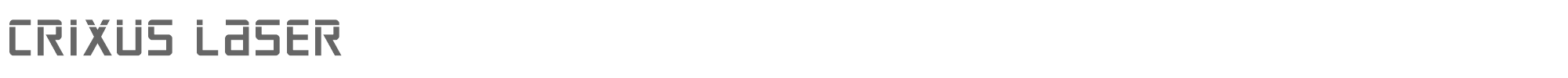 Crixus crixuslaser.ttf font preview