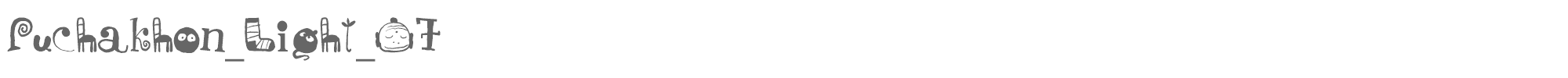 Puchakhon Puchakhon_Light_07.ttf font preview