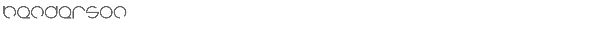 Henderson henderson.ttf font preview