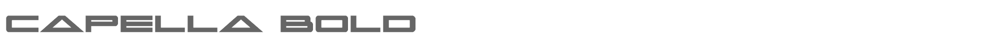 Capella capellabold.ttf font preview