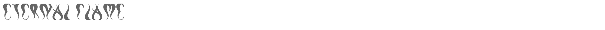 Eternal Flame eternalflame.ttf font preview