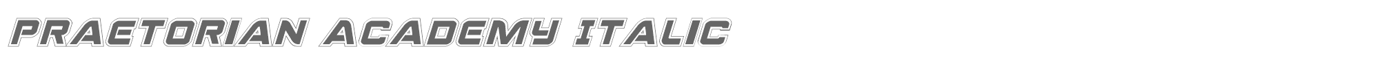Praetorian praetorianacadital.ttf font preview