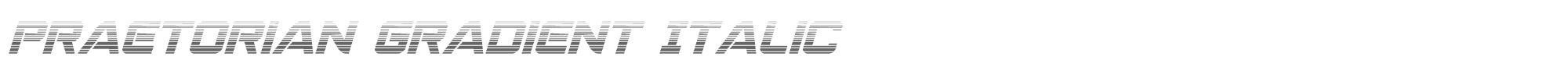 Praetorian praetoriangradital.ttf font preview
