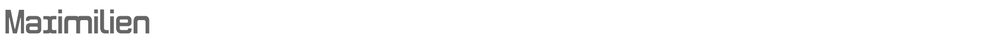 Maximilien Maximilien_Regular.ttf font preview