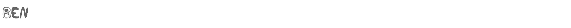 Ben ben.ttf font preview