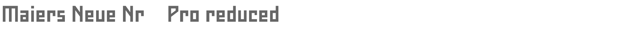 MaiersNr8 MaiersNeueNr8_Pro_Halbfett.otf font preview