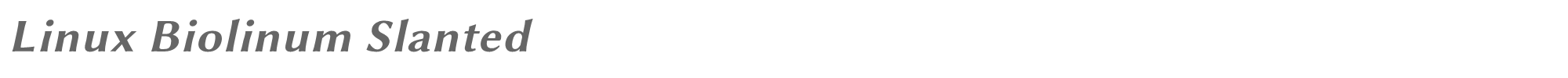 Linux Biolinum LinBiolinum_aBL.ttf font preview