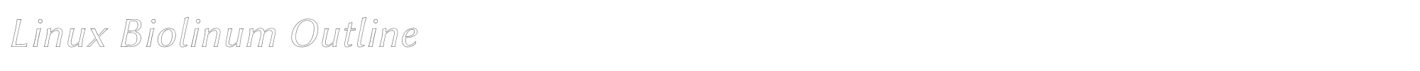 Linux Biolinum LinBiolinum_aUI.ttf font preview