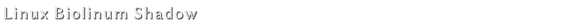Linux Biolinum LinBiolinum_aW.ttf font preview