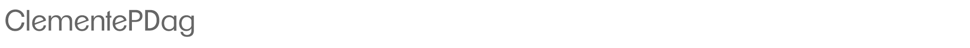 Clemente ClementePDag-Book.ttf font preview