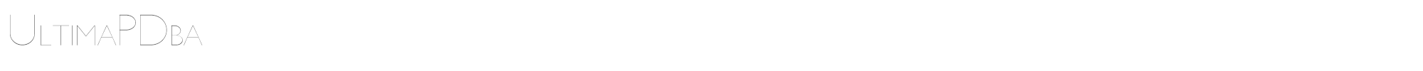 Ultima UltimaPDba-HairlineSmallCap.ttf font preview