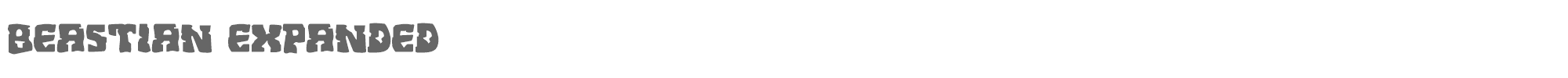 Beastian beastianexpand.ttf font preview