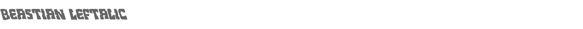 Beastian beastianleft.ttf font preview