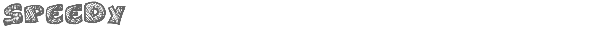 Speedy Speedy.ttf font preview