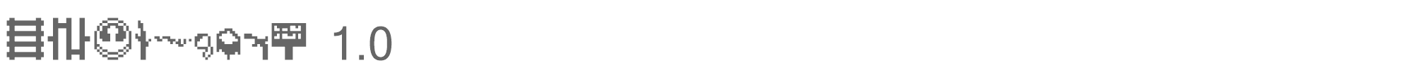 Minecraft 1.0 minecraft_10.ttf font preview