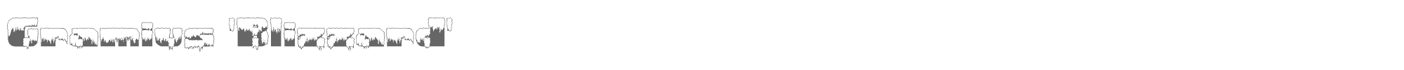 Gramius 'Blizzard' GramiusBlizzard.ttf font preview