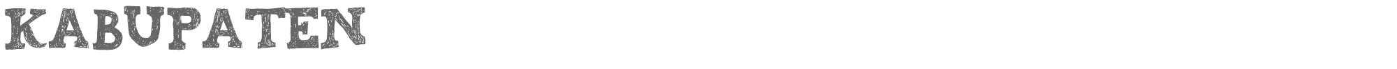 Kabupaten kabupaten.ttf font preview